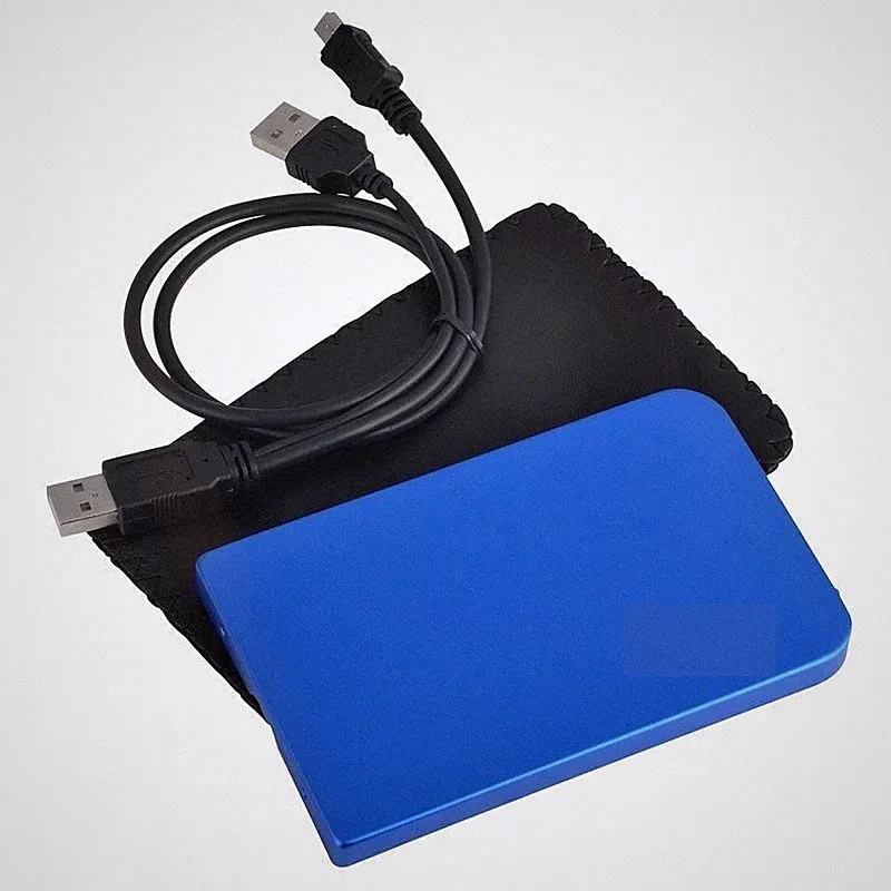 2.5" Inch blue Sata USB 2.0 Hard Drive HDD Enclosure External Laptop Disk Case