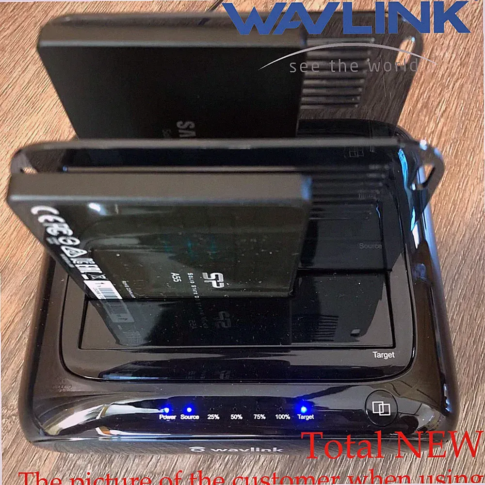 External Hard Drive Docking Station 2.5/3.5 SSD HDD Enclosure USB 3.0 to SATA