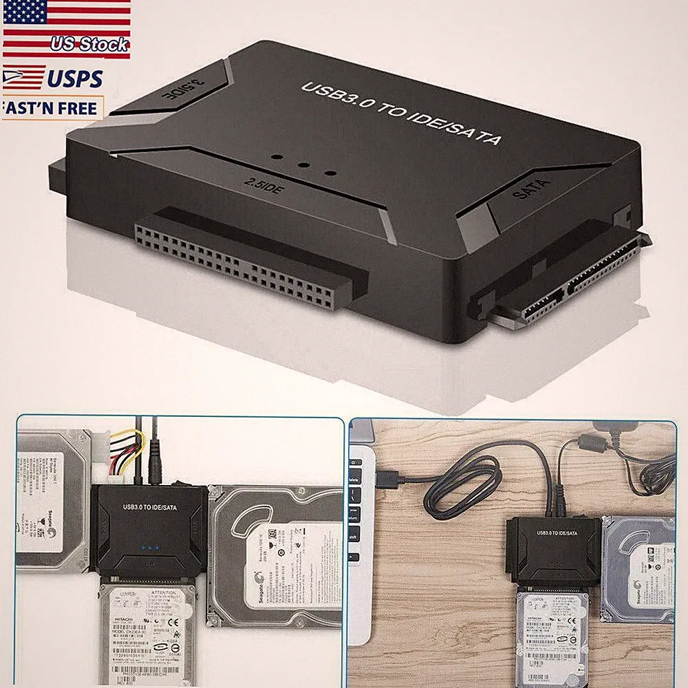 External Hard Drive Reader Recovery Converter for Universal 2.5" 3.5" HDD/SSD