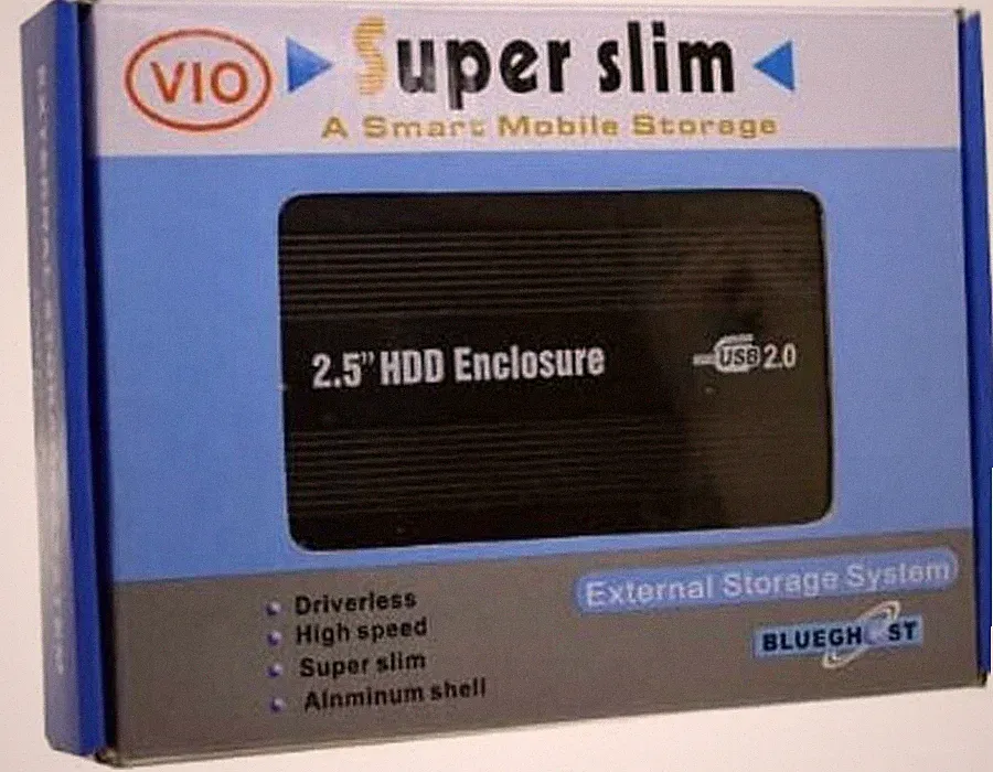USB 2.0 2.5 Inch IDE Hard Drive Enclosure External Case Box HDD Disk