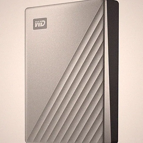 WD My Passport Ultra WDBPMV0040BSL 4 TB Portable Hard Drive - External - Silver